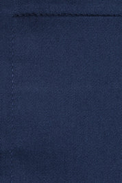 Navy Classic Organic Cotton Sateen Weave Fitted Sheet
