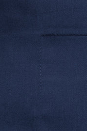 Pair of Serene Blue Oxford Organic Cotton Sateen Weave Pillowcases