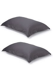 oxford dark slate pillowcase cottsbury organic cotton