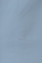 Serene Blue Classic Organic Cotton Sateen Weave Duvet Cover