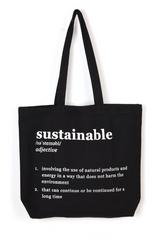Organic Cotton Canvas Tote Bag - Sustainable