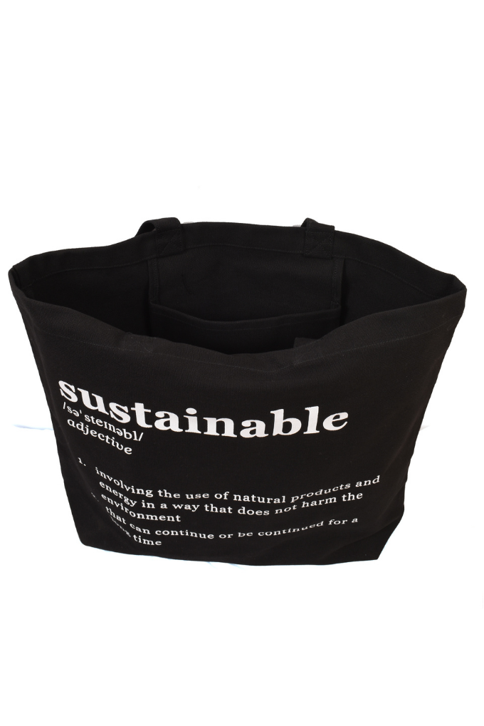 Organic Cotton Canvas Tote Bag - Sustainable