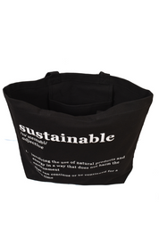 Organic Cotton Canvas Tote Bag - Sustainable
