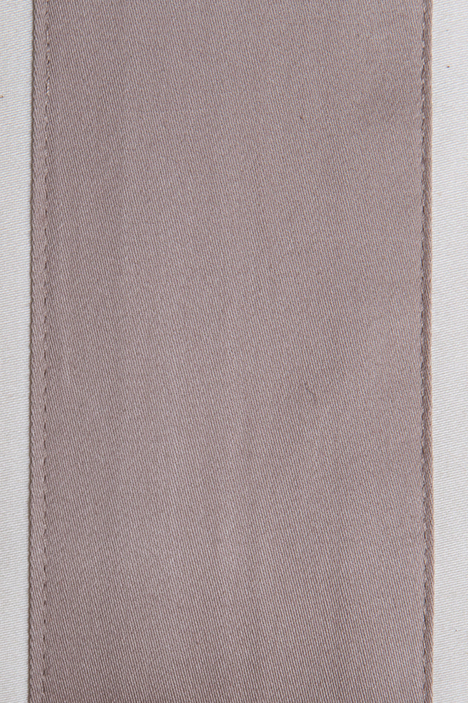 Natural with Taupe Block Panel Organic Cotton Sateen Weave Bedding Set